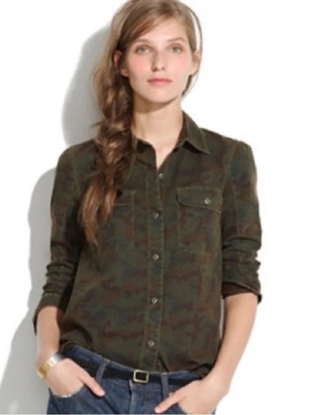 Madewell Tomboy Camo Workshirt